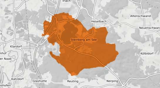 Mietspiegelkarte Steinberg am See